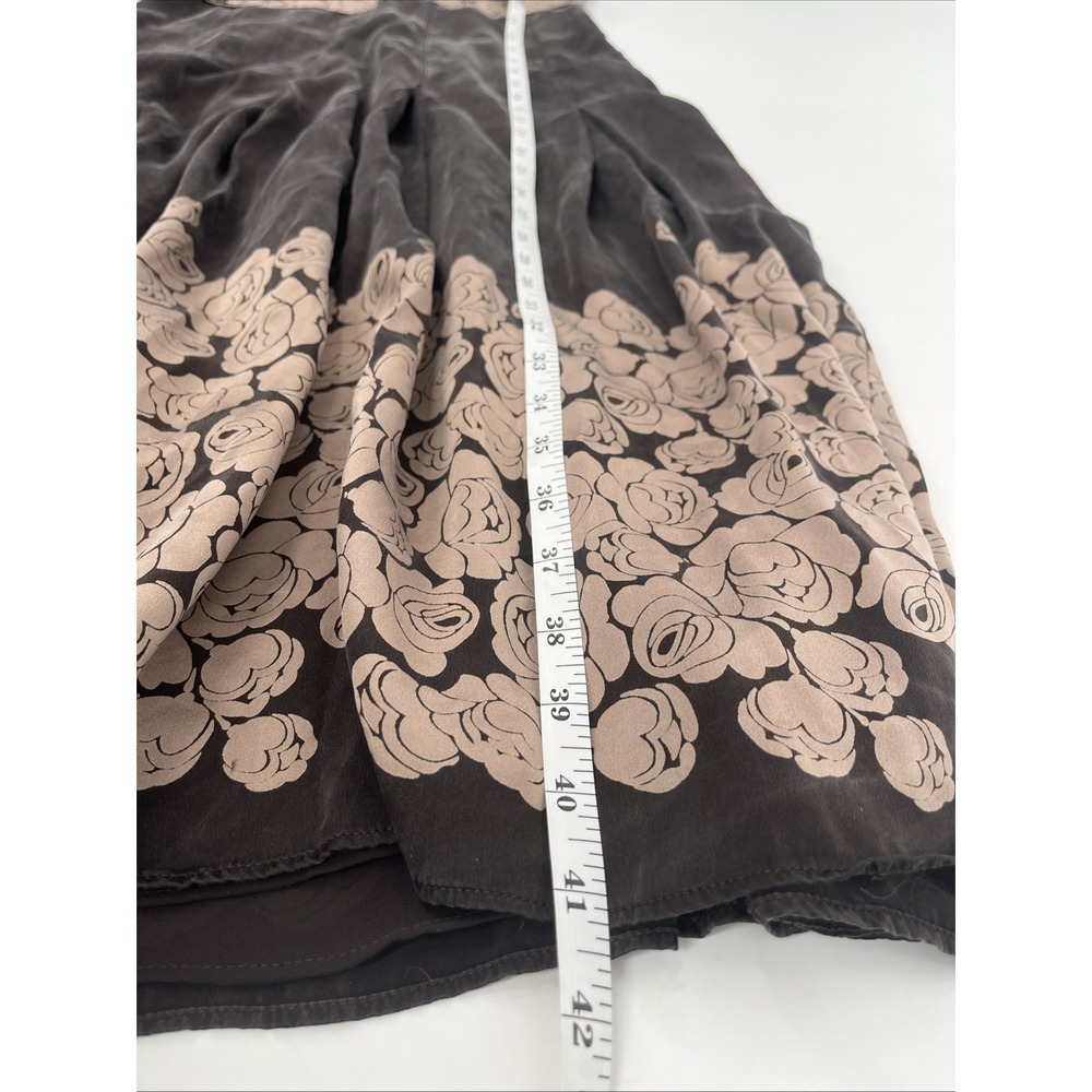 Ted Baker Silk Midi Dress Floral Romantic Empire Waist Wedding Guest Size 2 - Picture 11 of 11